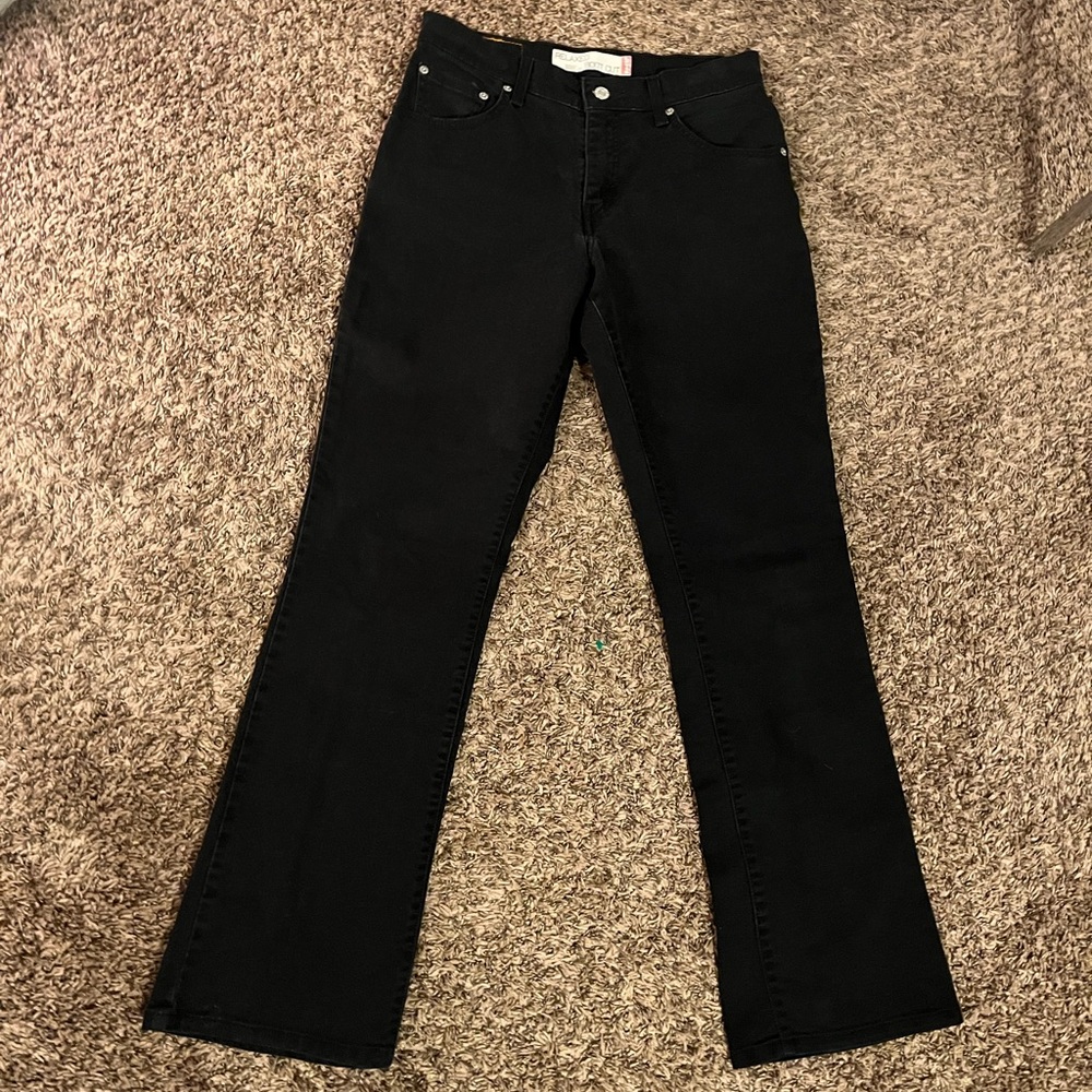 Levi’s black boot cut jeans